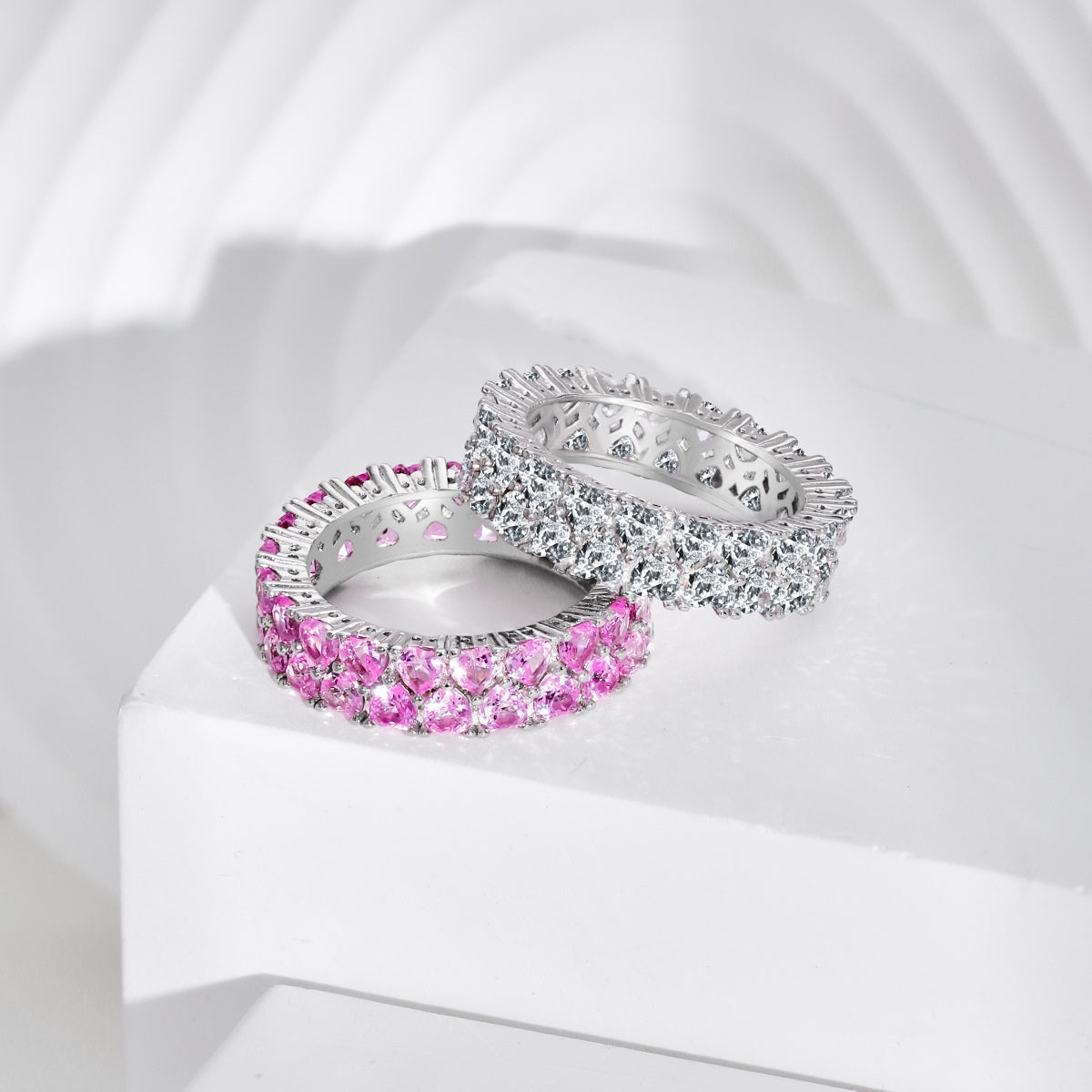 [Royal Jewellery]Sparkling Full Heart Ring