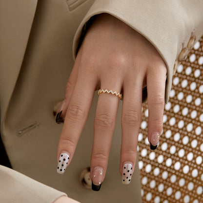 [Royal Jewellery]Delicate Enchanting Wave Shape Daily Ring