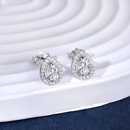 [Royal Jewellery]Luxurious Water Drop Shape Earrings