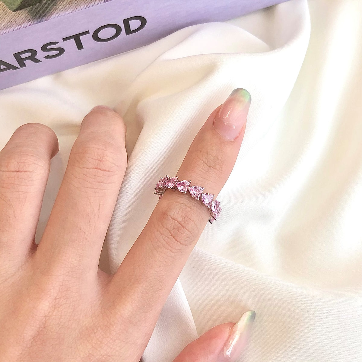 [Royal Jewellery]0.25 Carat Radiant Romance Heart Cut Lover Ring