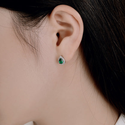 [Royal Jewellery]Luxurious Water Drop Shape Earrings
