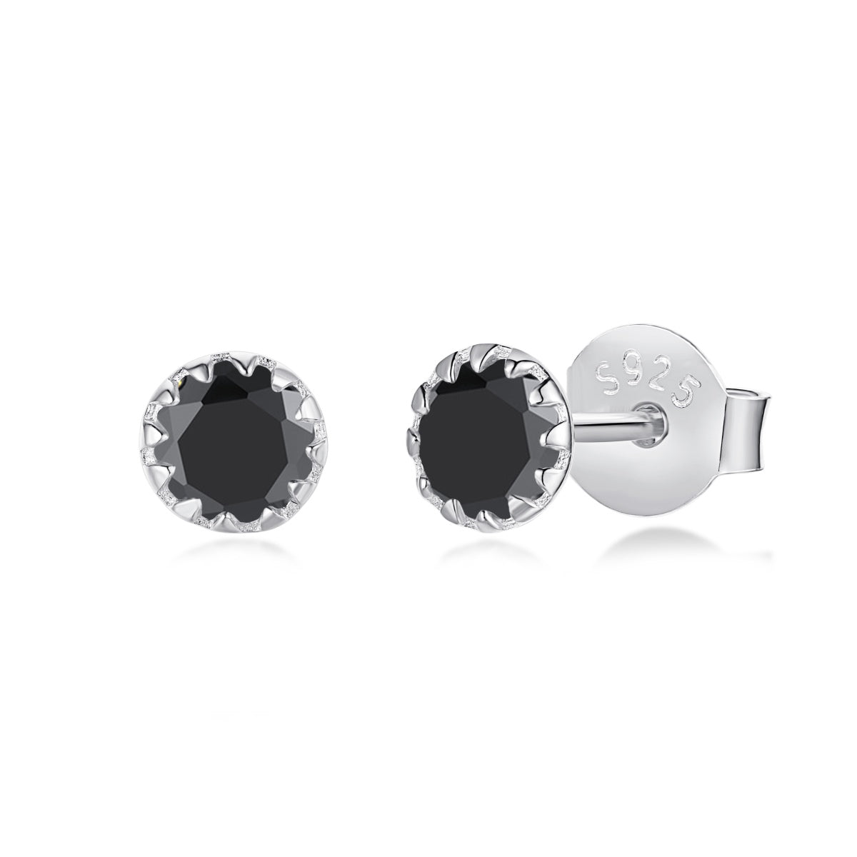 [Royal Jewellery]Sparkling Colorful Round Shape Earrings