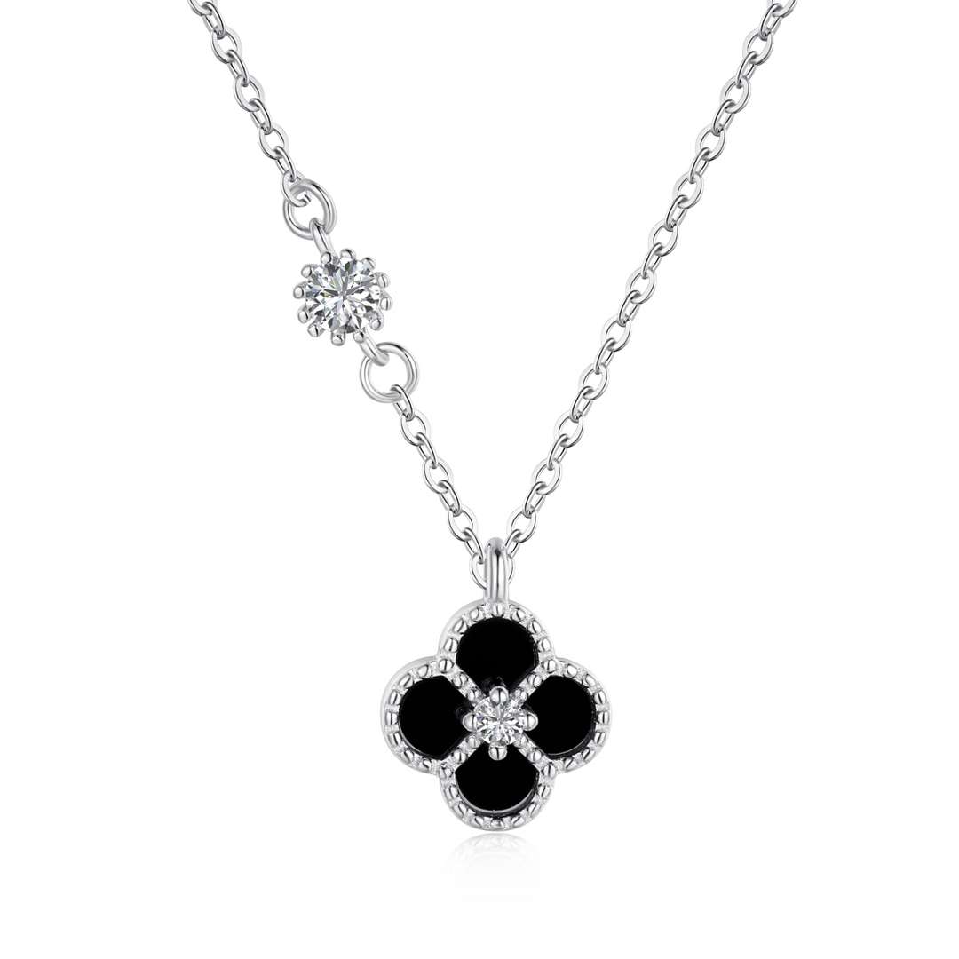[Royal Jewellery]Delicate Flower Shape Necklace