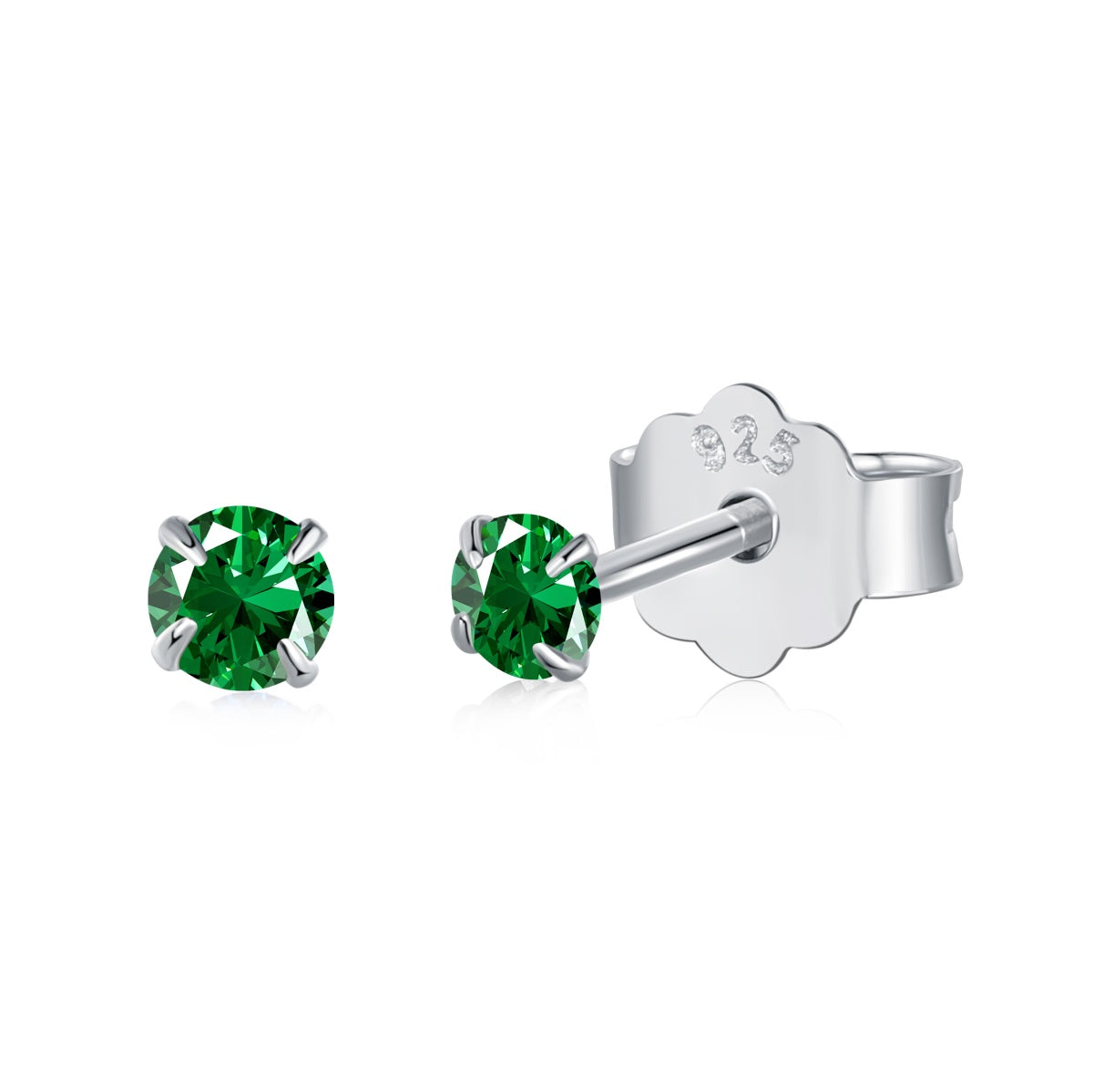 [Royal Jewellery]Delicate Solitaire Earrings