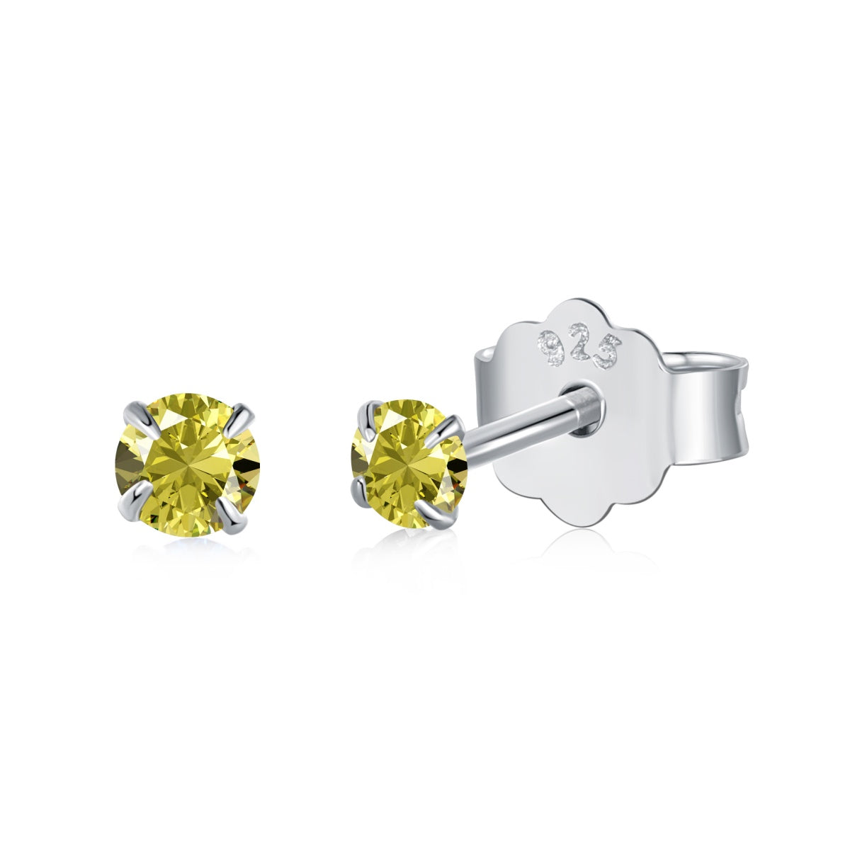 [Royal Jewellery]Delicate Solitaire Earrings