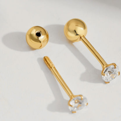 [Royal Jewellery]Unique U-Shaped Ear Bone Earrings