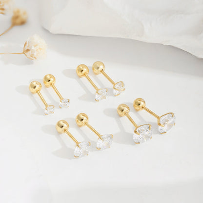 [Royal Jewellery]Unique U-Shaped Ear Bone Earrings