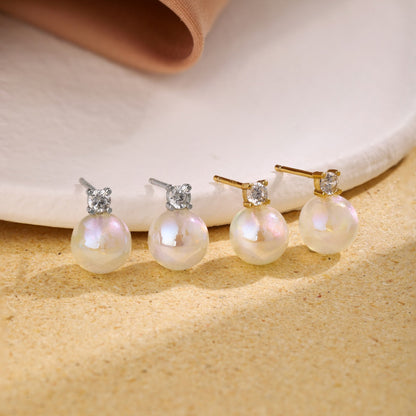 [ROYAL]Symphony Mermaid Pearl Earrings