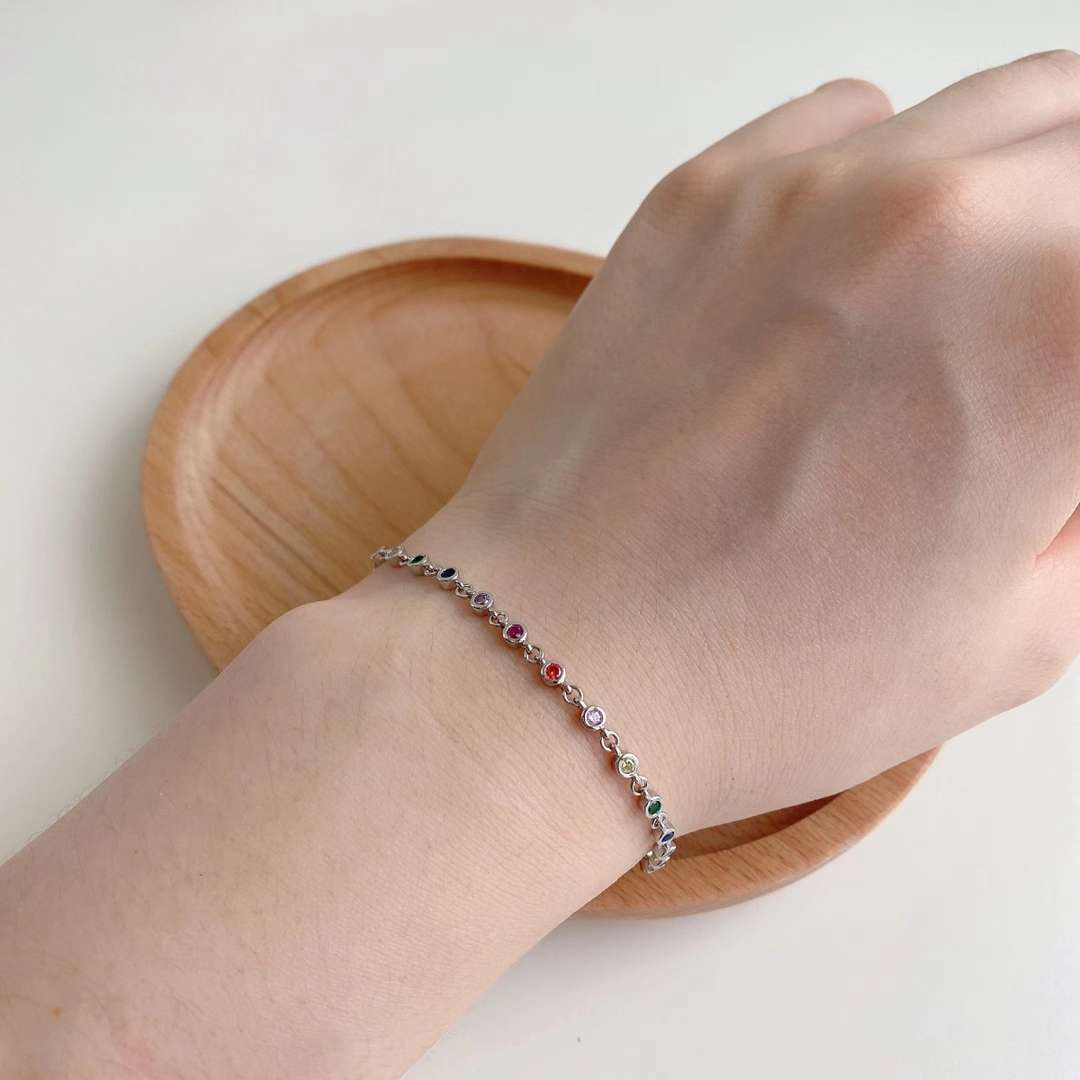 [Royal Jewellery]Colorful Bead Array Bracelet