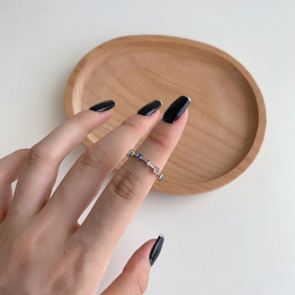 [Royal Jewellery]Unique Trapezoid Cut Daily Ring