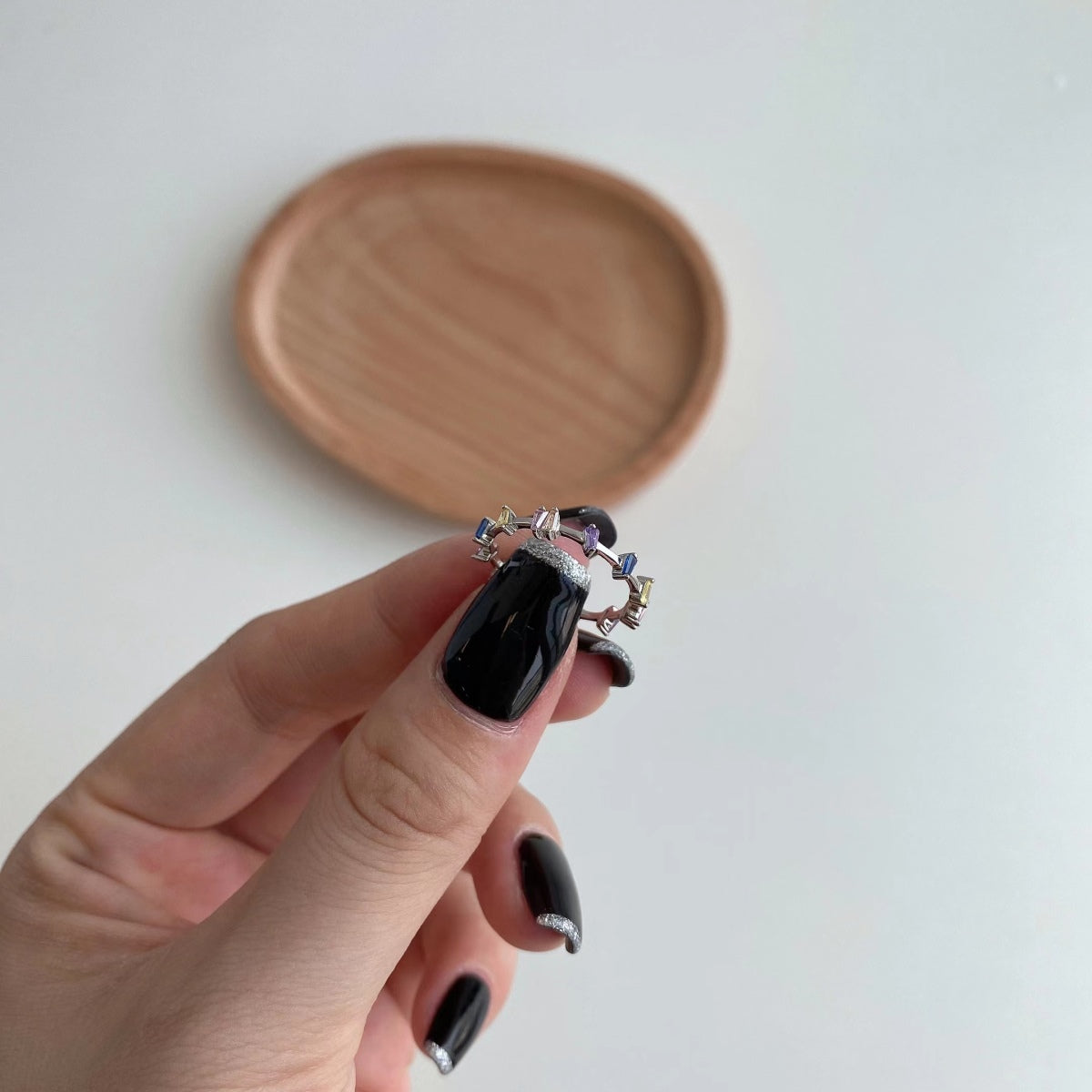 [Royal Jewellery]Unique Trapezoid Cut Daily Ring