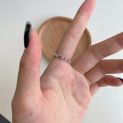[Royal Jewellery]Unique Trapezoid Cut Daily Ring