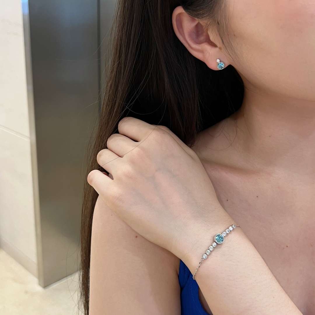 [Royal Jewellery]Luxurious Heart Of The Ocean Bracelet