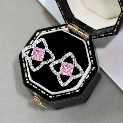 [Royal Jewellery]Elegant Star Shape Princess Cut Daily Earrings