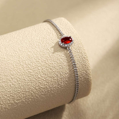 [Royal Jewellery]Exquisite Oval Shape Bracelet