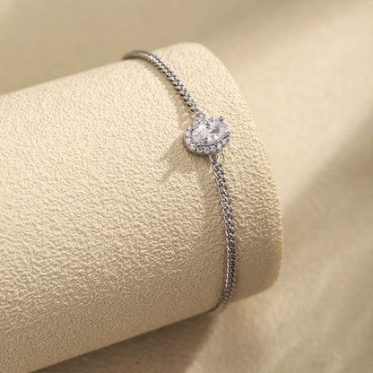 [Royal Jewellery]Exquisite Oval Shape Bracelet