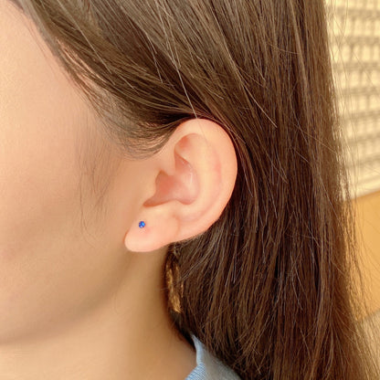 [Royal Jewellery]Delicate Solitaire Earrings