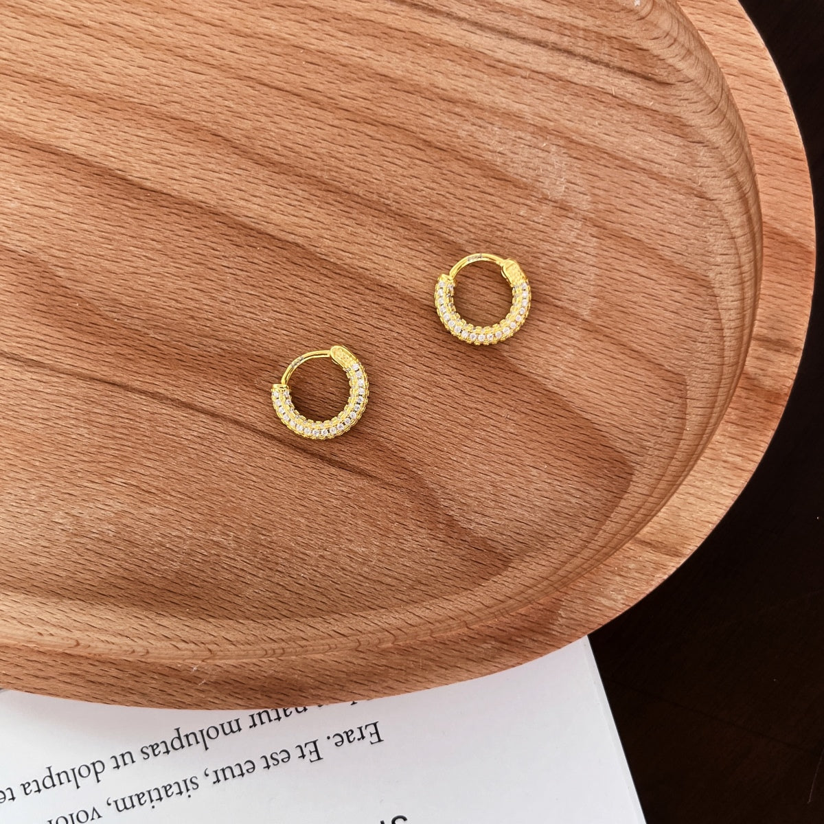 [Royal Jewellery]Delicate Versatile Daily Earrings