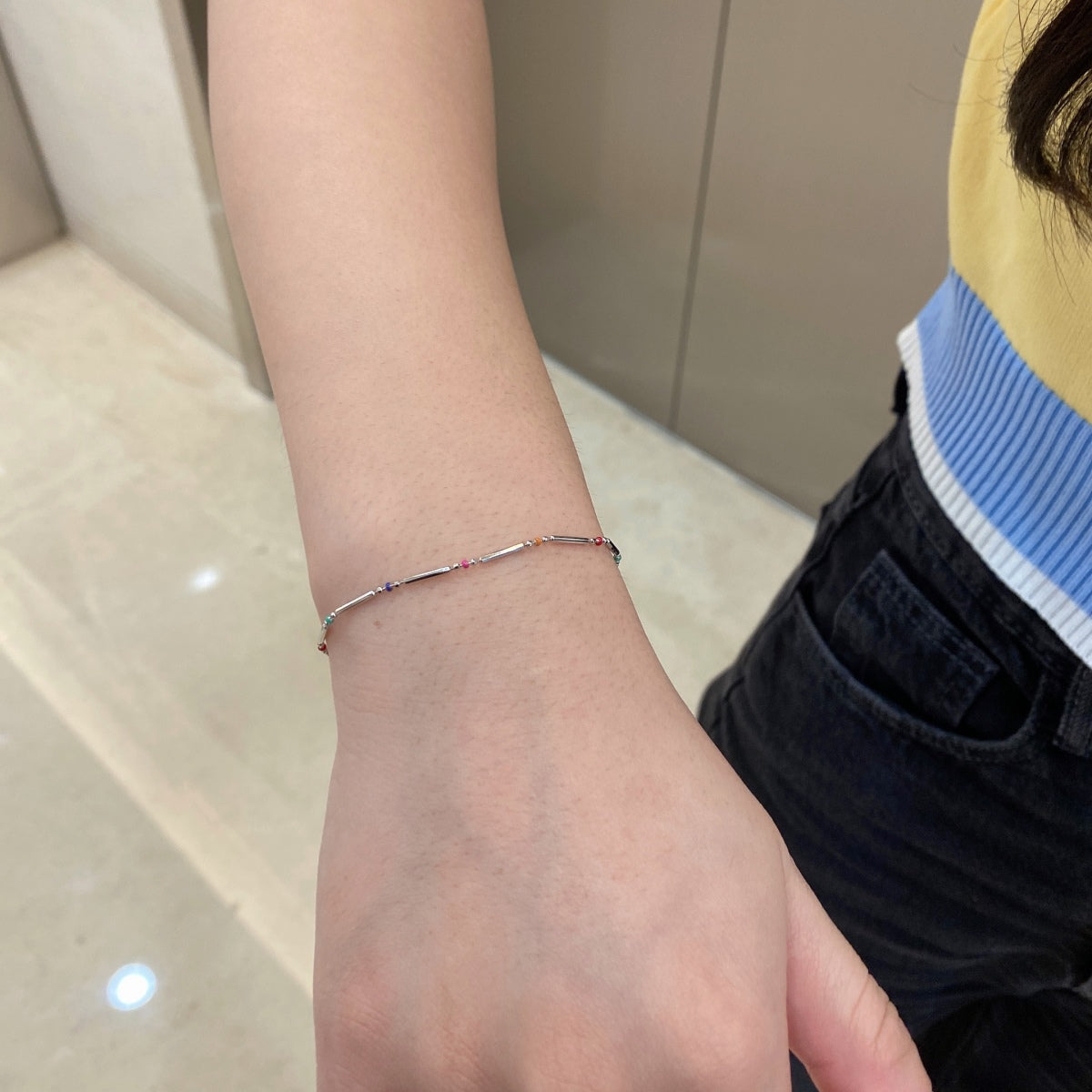 [Royal Jewellery]Unique Colorful Daily Bracelet