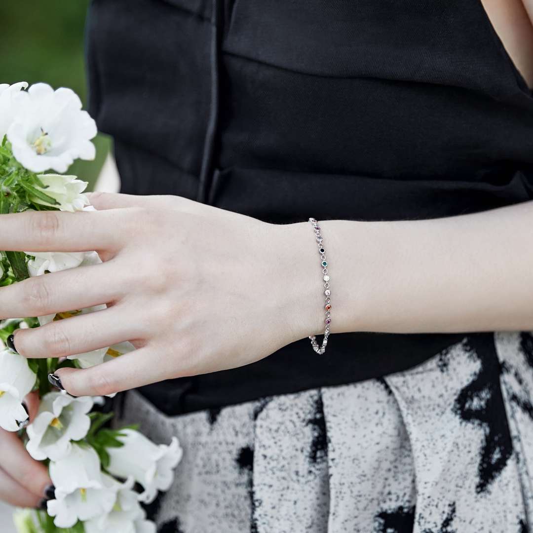 [ROYAL]Colorful Bead Array Bracelet