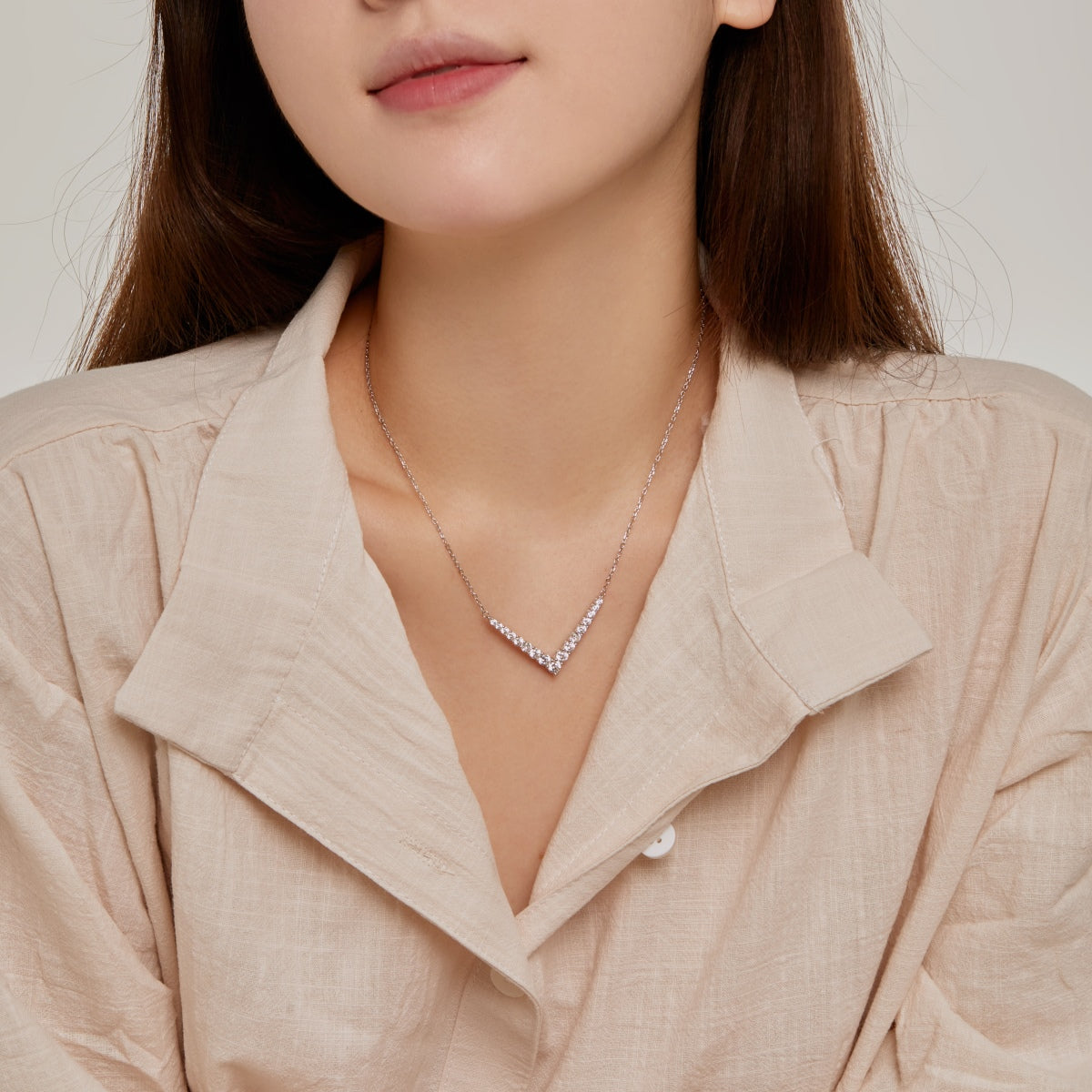 [Royal Jewellery]Ornate Round Cut Necklace