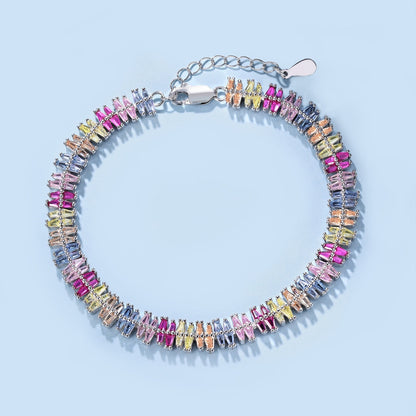 [Royal Jewellery]Sparkling Exquisite Multi Cut Party Bracelet