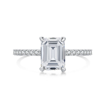 [Royal Jewellery]2.0 Carat Scintillating Ornate Radiant Cut Party Ring