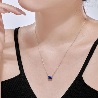 [Royal Jewellery]Luxurious Square Shape Colorful Necalack