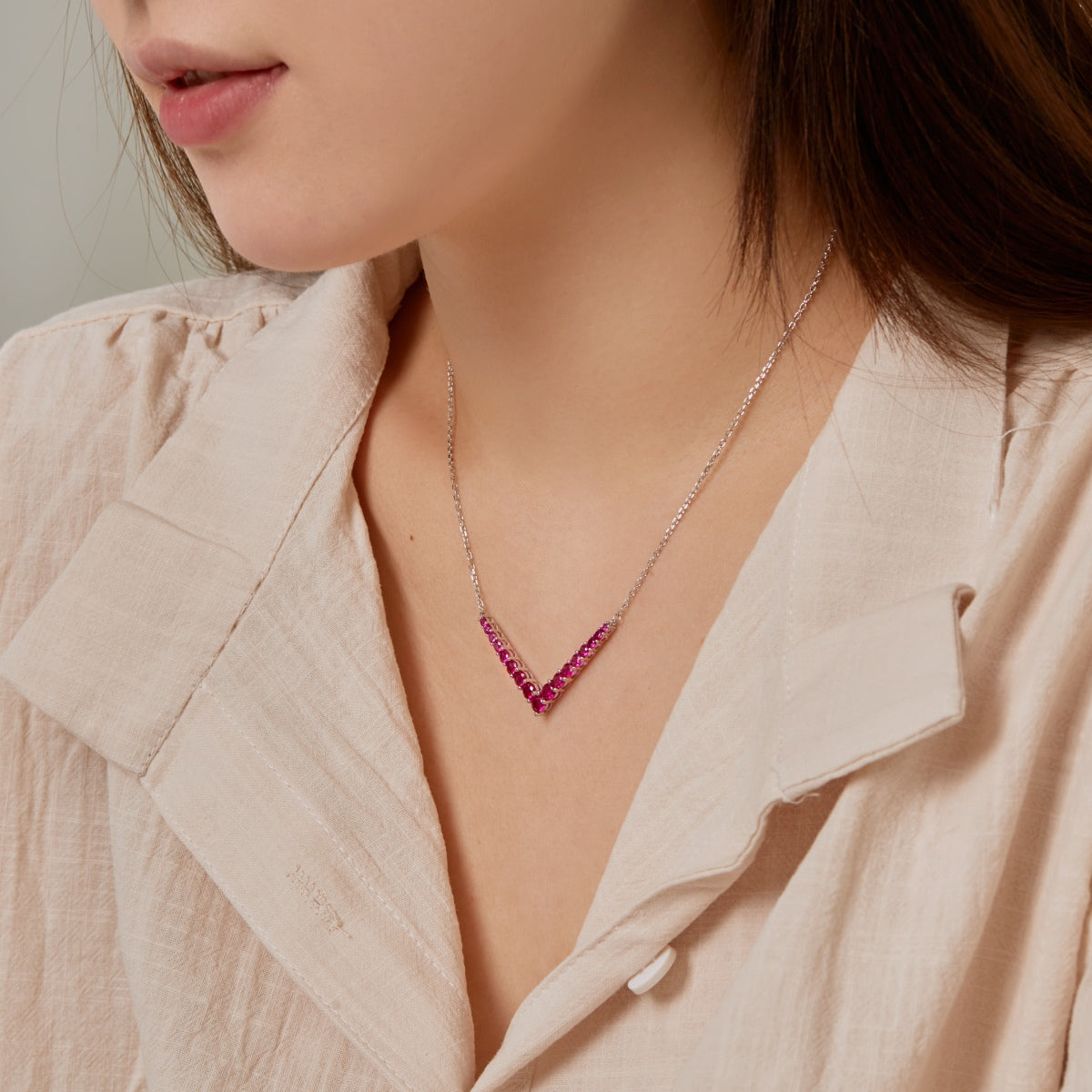 [Royal Jewellery]Ornate Round Cut Necklace