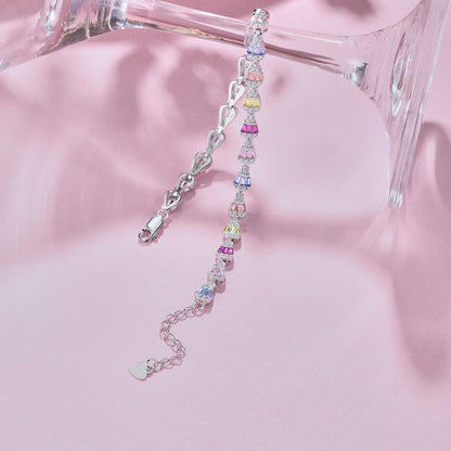 [ROYAL]Radiant Water Drop Shape Daily Bracelet