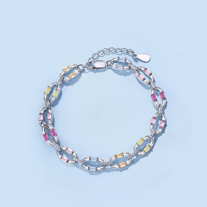 [Royal Jewellery]Dazzling Colorful Daily Bracelet