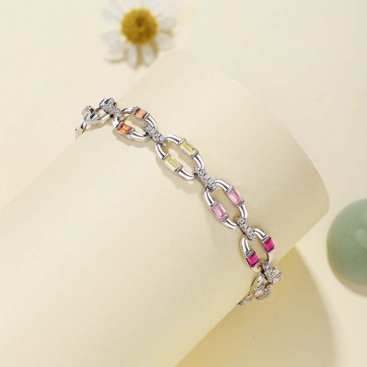 [Royal Jewellery]Dazzling Colorful Daily Bracelet