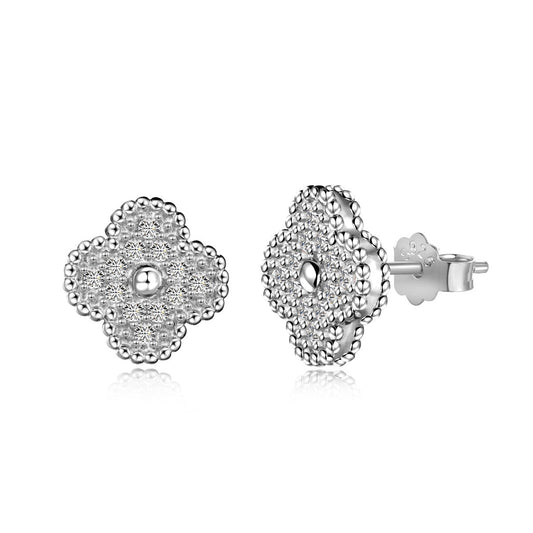[Royal Jewellery]Four Leaf Clover Fashion Earrings
