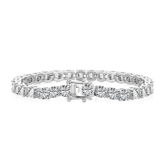 [Royal Jewellery]Ornate Sparkling Round Cut Wedding Bracelet