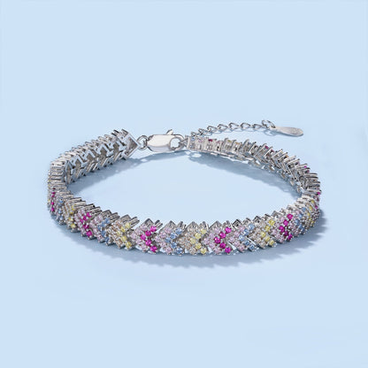 [Royal Jewellery]Ornate Sparkling Round Cut Party Bracelet