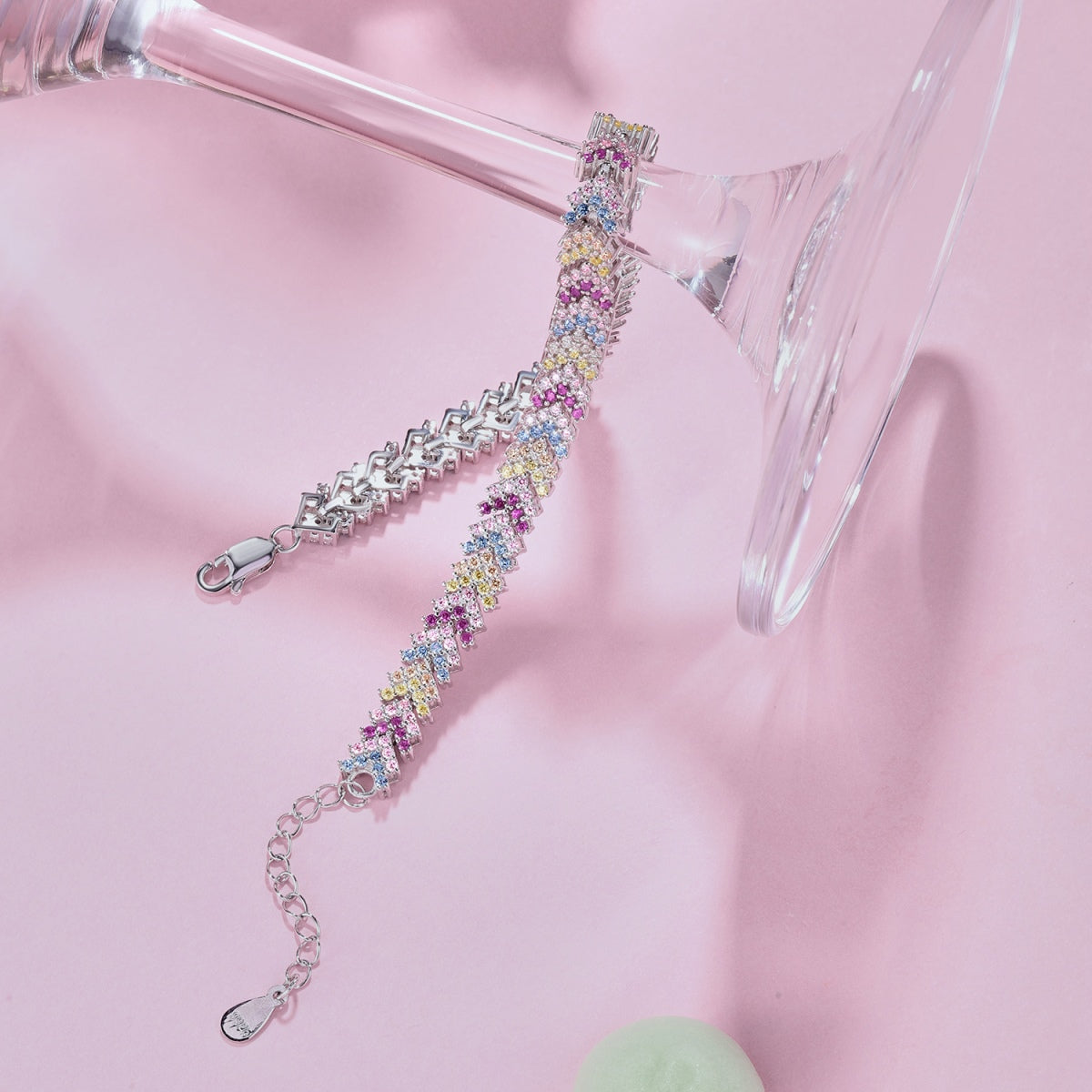 [Royal Jewellery]Ornate Sparkling Round Cut Party Bracelet