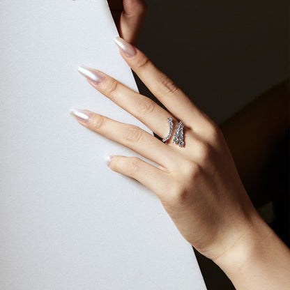 [Royal Jewellery]Unique Vivid Snake Shape Daily Ring