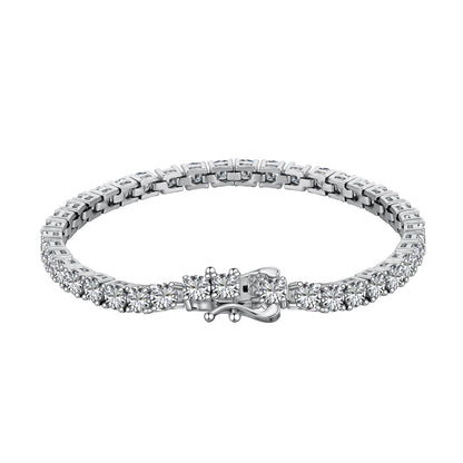 [ROYAL]Luxurious Ornate Round Cut Tennis Bracelet