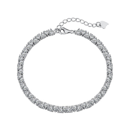 [Royal Jewellery]Dazzling Romantic Heart Shape Lover Bracelet