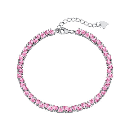 [Royal Jewellery]Dazzling Romantic Heart Shape Lover Bracelet