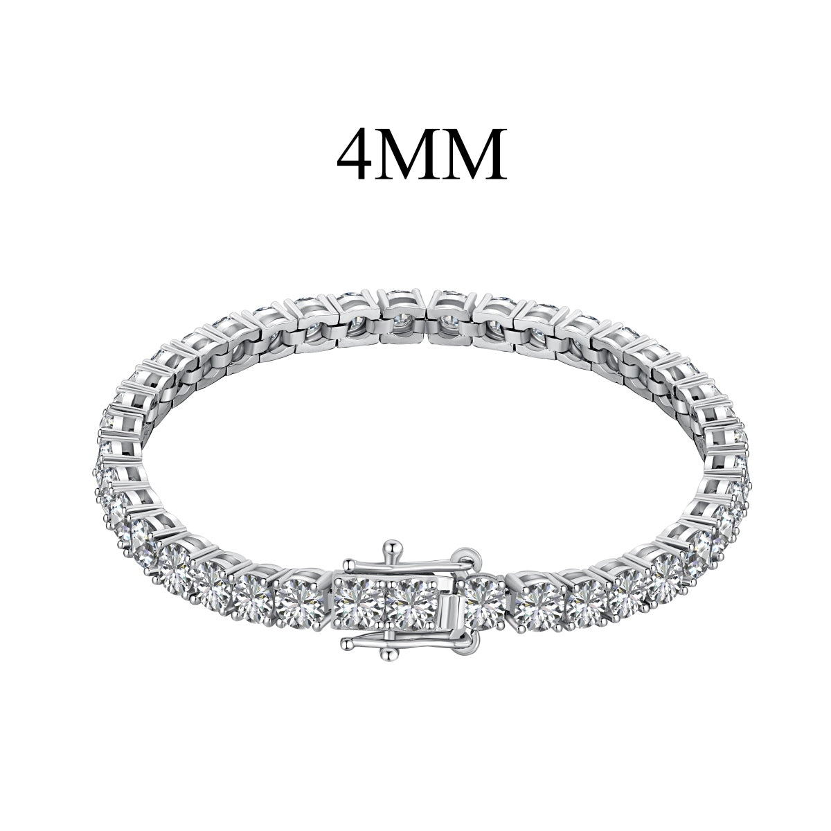 [Royal Jewellery]Radiant Colorful Round Cut Party Bracelet