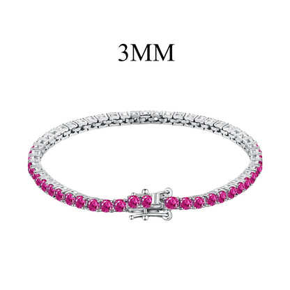 [ROYAL]Radiant Colorful Round Cut Party Bracelet