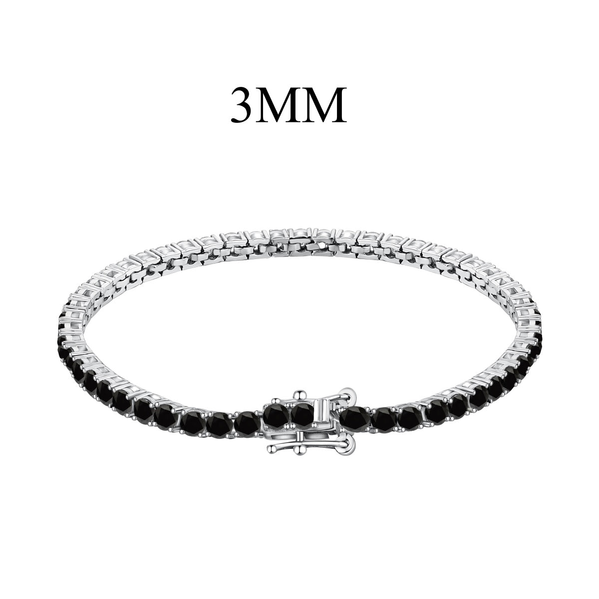 [Royal Jewellery]Radiant Colorful Round Cut Party Bracelet