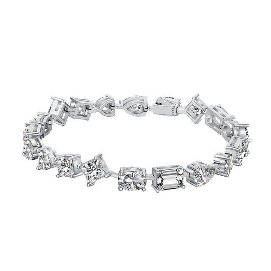 [Royal Jewellery]Unique Exquisite Multi Cut Daily Bracelet
