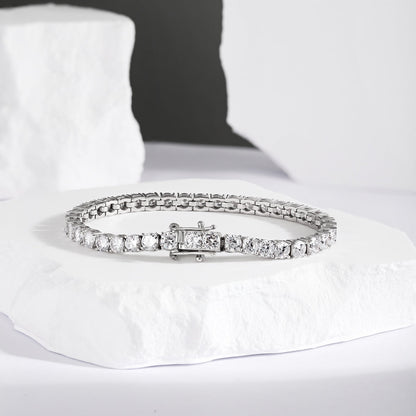 [Royal Jewellery]Radiant Colorful Round Cut Party Bracelet