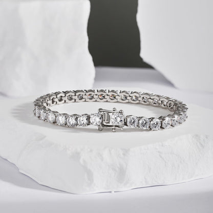 [Royal Jewellery]Ornate Sparkling Round Cut Wedding Bracelet