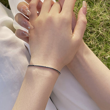 [Royal Jewellery]Radiant Colorful Round Cut Party Bracelet