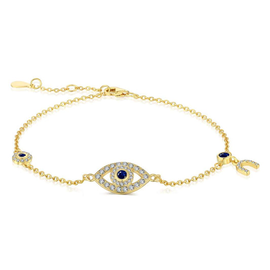 [Royal Jewellery]Dainty Eye Shape Necklace