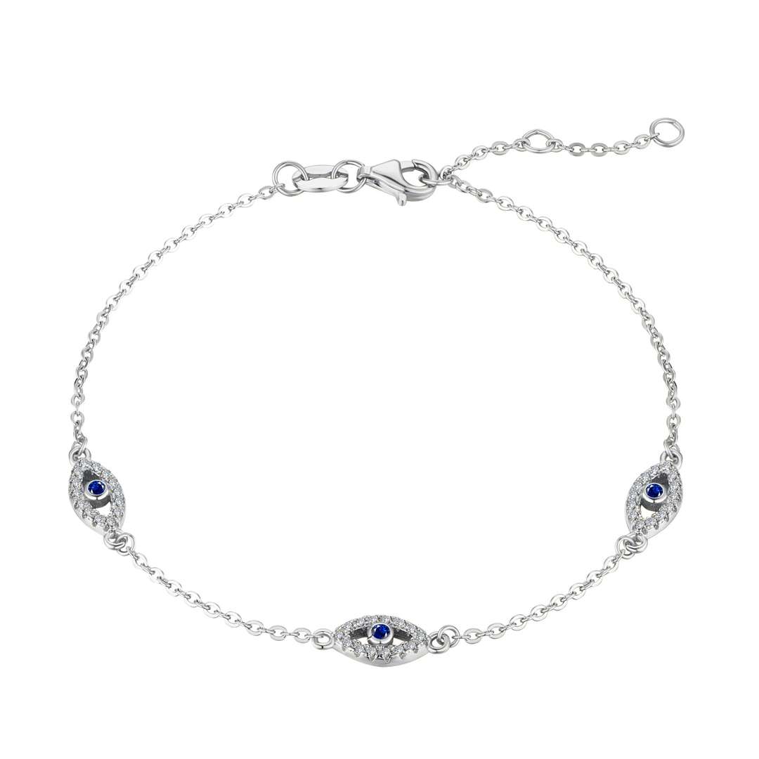 [Royal Jewellery]Evil Eye Shape Pendent Necklace
