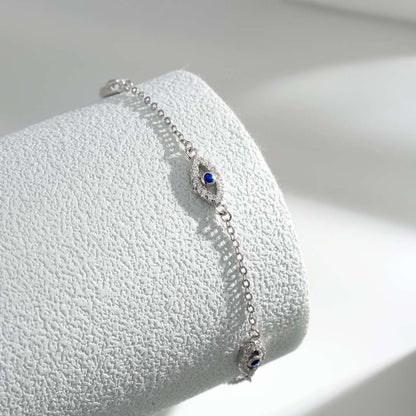 [Royal Jewellery]Evil Eye Shape Pendent Necklace
